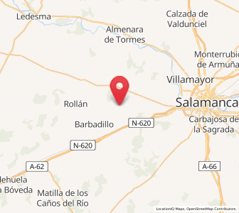 Map of Pericalvo, Castille and León