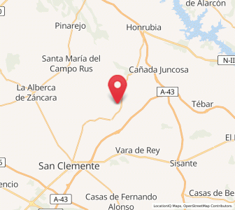 Map of Perona, Castille-La Mancha