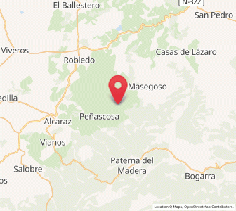 Map of Pesebre, Castille-La Mancha