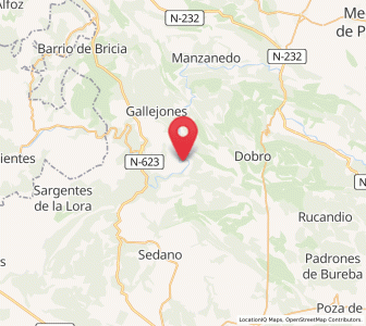 Map of Pesquera de Ebro, Castille and León