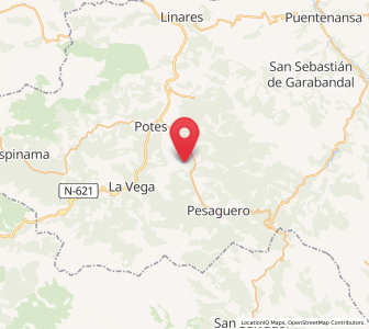 Map of Piasca, Cantabria