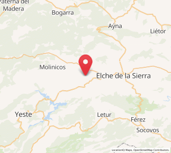 Map of Picarzos, Castille-La Mancha