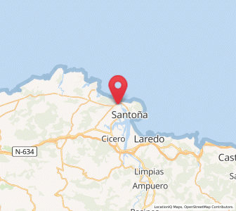 Map of Piedrahita, Cantabria