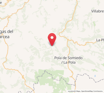 Map of Pigüeña, Asturias