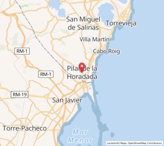 Map of Pilar de la Horadada, Valencia
