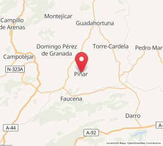 Map of Piñar, Andalusia
