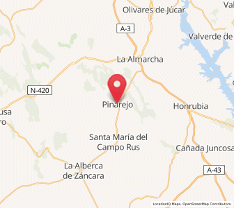 Map of Pinarejo, Castille-La Mancha