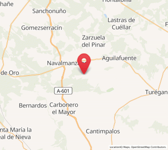 Map of Pinarnegrillo, Castille and León
