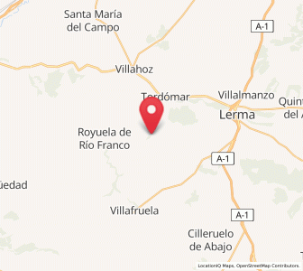 Map of Pinedillo, Castille and León