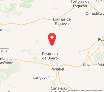Map of Piñel de Abajo, Castille and León