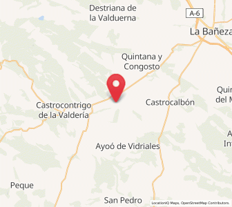 Map of Pinilla de la Valdería, Castille and León