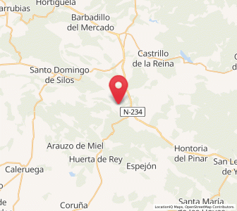 Map of Pinilla de los Barruecos, Castille and León