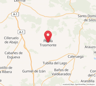 Map of Pinilla-Trasmonte, Castille and León