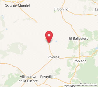 Map of Pinilla, Castille-La Mancha