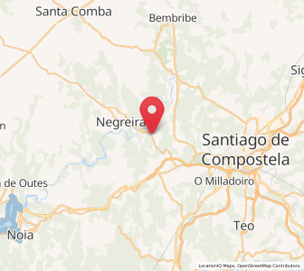 Map of Piñor, Galicia