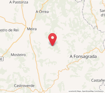 Map of Piquín, Galicia