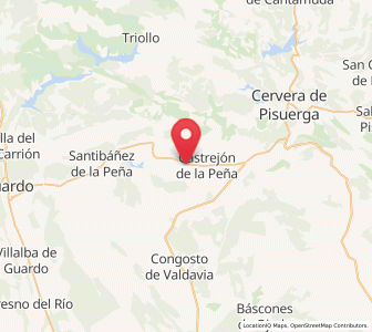 Map of Pisón de Castrejón, Castille and León