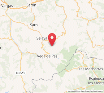 Map of Pisueña, Cantabria