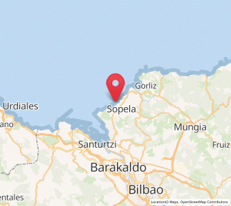 Map of Playa Arrietara, Basque Country