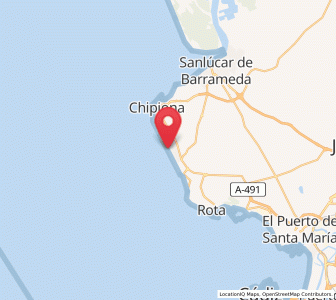 Map of Playa de la Ballena, Andalusia