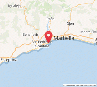 Map of Playa Duque Marbella, Andalusia