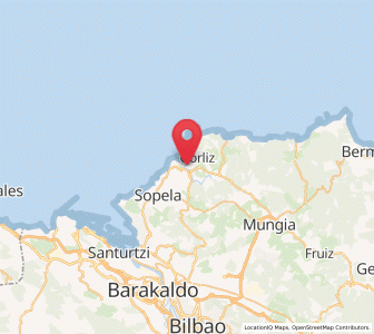 Map of Plentzia, Basque Country