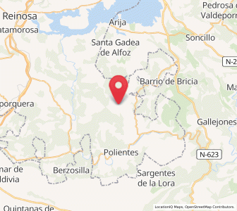 Map of Población de Arriba, Cantabria