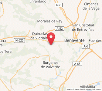 Map of Pobladura de Trasmonte, Castille and León