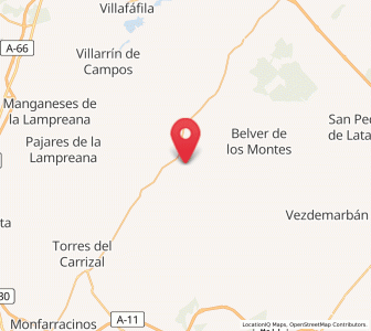 Map of Pobladura de Valderaduey, Castille and León