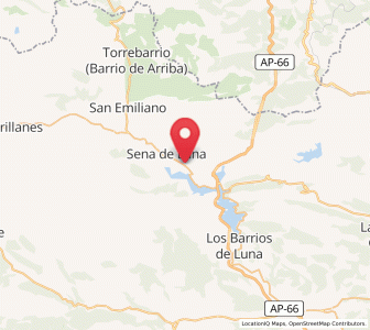 Map of Pobladura, Castille and León