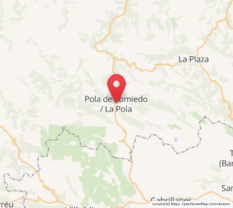 Map of Pola de Somiedo, Asturias