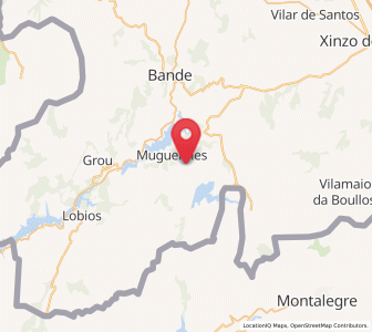 Map of Porqueirós, Galicia