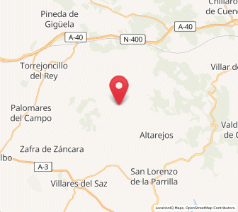 Map of Poveda de la Obispalía, Castille-La Mancha