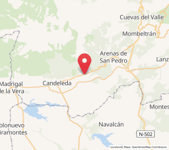 Map of Poyales del Hoyo, Castille and León