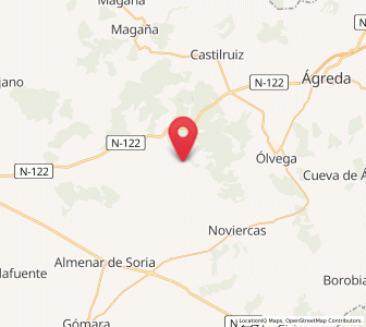 Map of Pozalmuro, Castille and León