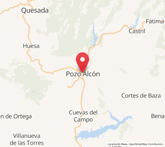 Map of Pozo Alcón, Andalusia