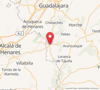 Map of Pozo de Guadalajara, Castille-La Mancha