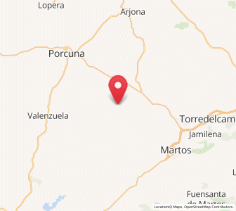 Map of Pozo de los Mozos, Andalusia