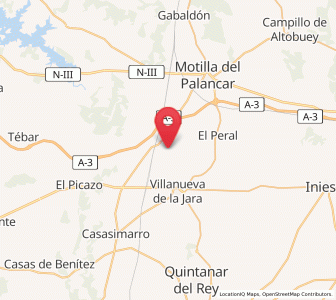 Map of Pozoseco, Castille-La Mancha