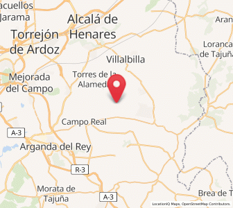 Map of Pozuelo del Rey, Madrid