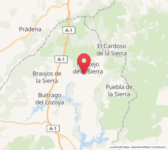 Map of Prádena del Rincón, Madrid
