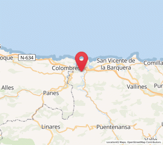 Map of Prío, Cantabria