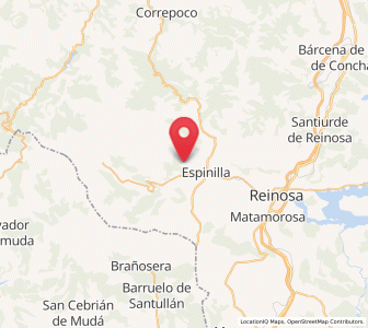 Map of Proaño, Cantabria