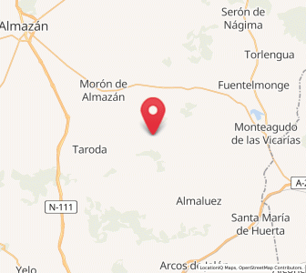 Map of Puebla de Eca, Castille and León