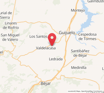 Map of Puebla de San Medel, Castille and León