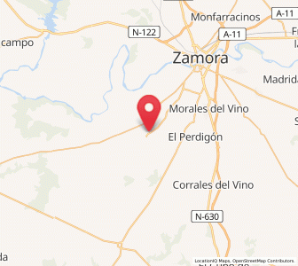 Map of Pueblica de Campeán, Castille and León