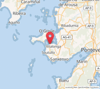 Map of Puente-Dena, Galicia