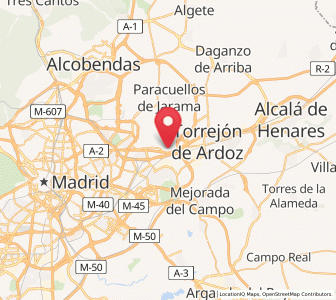 Map of Puente-Viveros, Madrid