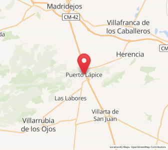 Map of Puerto Lápice, Castille-La Mancha