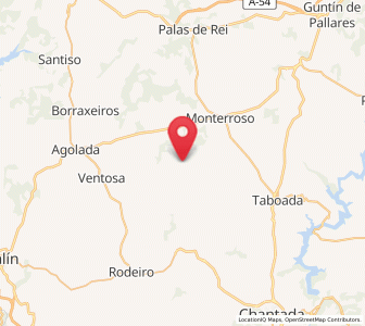 Map of Queixeiro, Galicia